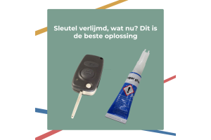 Sleutel verlijmd, wat nu? Dit is de beste oplossing