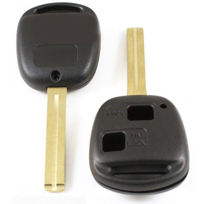 Toyota 2-knapps nyckelhus - nyckelblad rakt (+/- 46 mm) Image