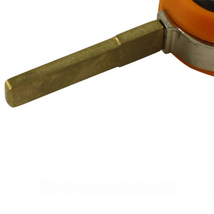Fiat 3-knapps viknyckel orange - nyckelblad rakt Image