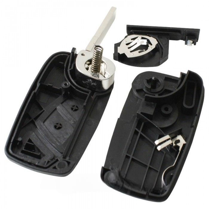 Fiat 2-knapps viknyckel - nyckelblad rakt (modell 3) Image