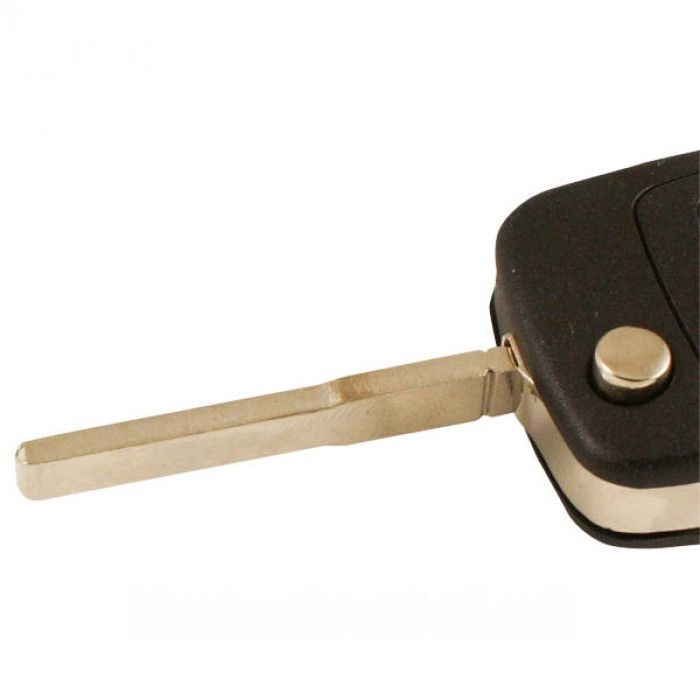 Ford 3-knapps vikbar nyckel - nyckelblad rak (vit) Image
