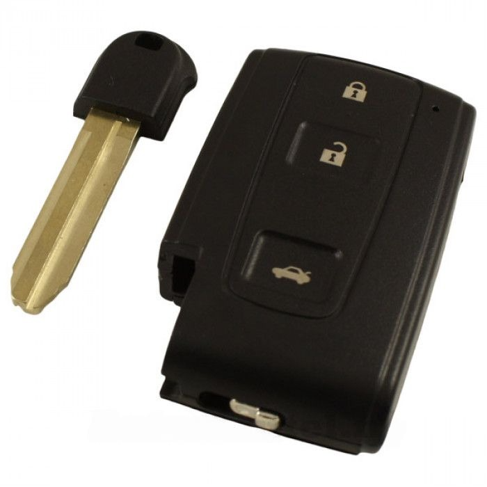 Toyota 3-knapps Smart Key-hus - nyckelbladets spets Image