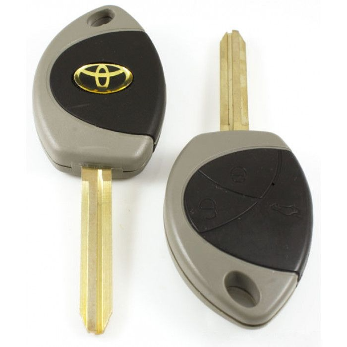 Toyota 3-knapps nyckelhus - nyckelbladets spets Image