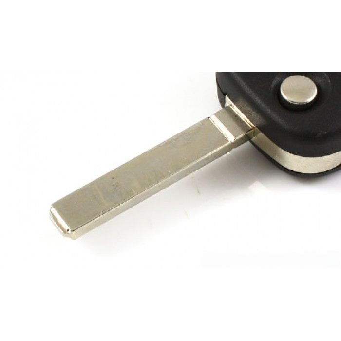 Nissan 3-knapps vikbar nyckel - nyckelblad rak Image