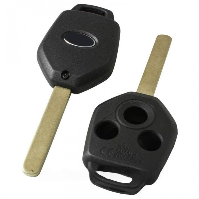 Subaru 3-knapps nyckelhus - nyckelblad rakt (modell 2) Image
