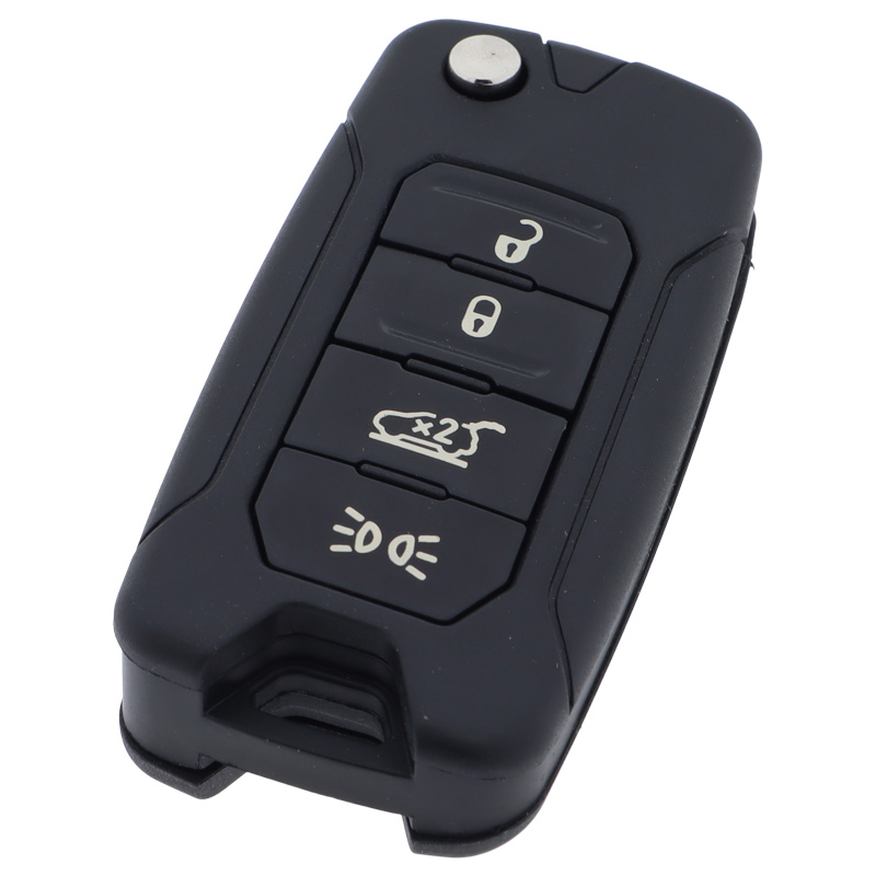 Jeep 4-knapps vikbar nyckel - nyckelblad rakt Image