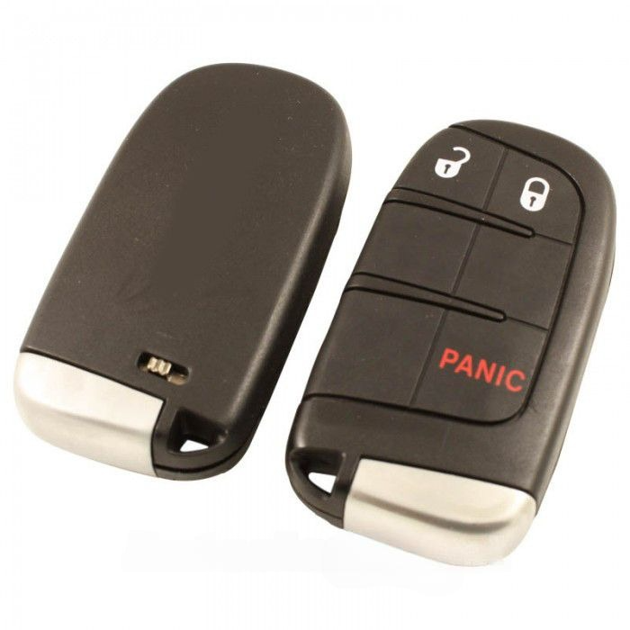 Fiat 2-knapps smart nyckelhus med panikknapp Image