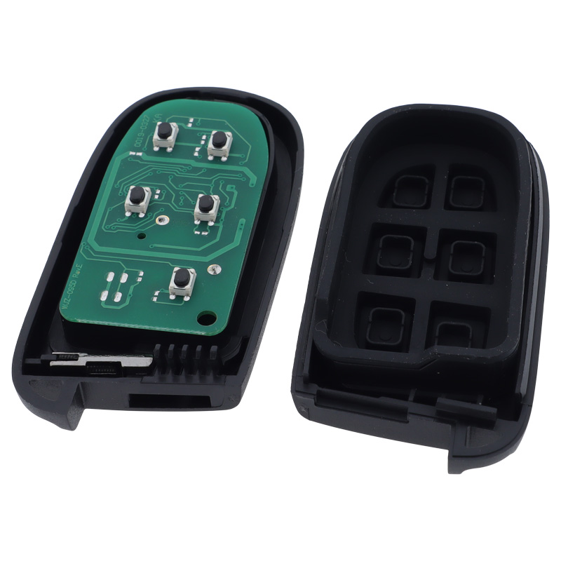 Fiat 4-knapps Smart Key med panikknapp med elektronik - PCF7945M - GQ4 54T Image