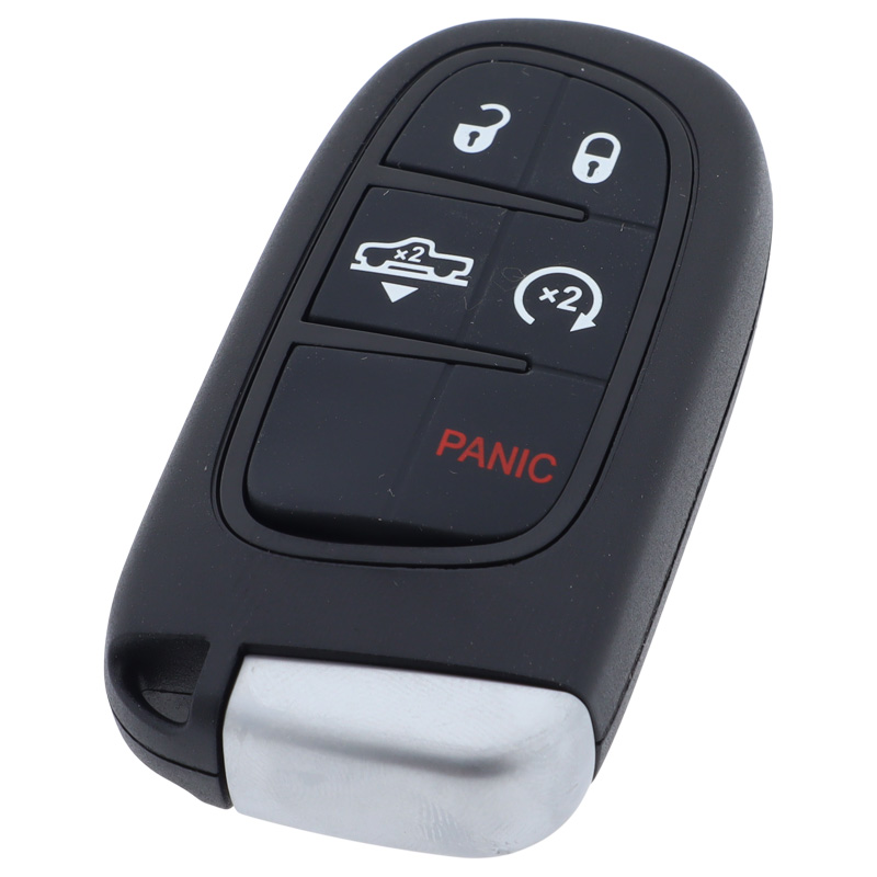 Fiat 4-knapps Smart Key med panikknapp med elektronik - PCF7945M - GQ4 54T Image