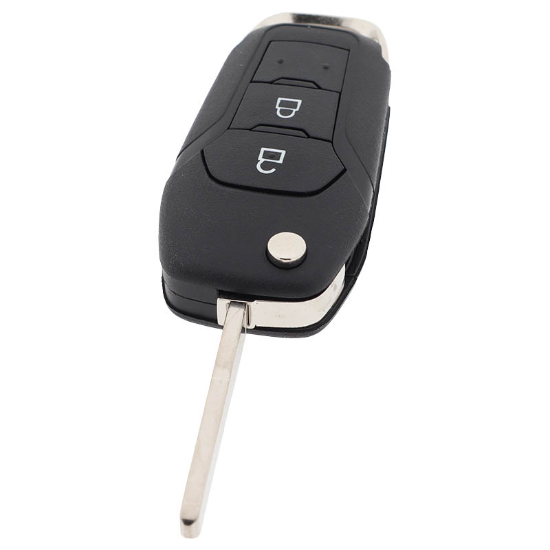 Ford 2-knapps vikbar nyckel med elektronik - ID49 - HU101 - EB3T-15K601-BA Image