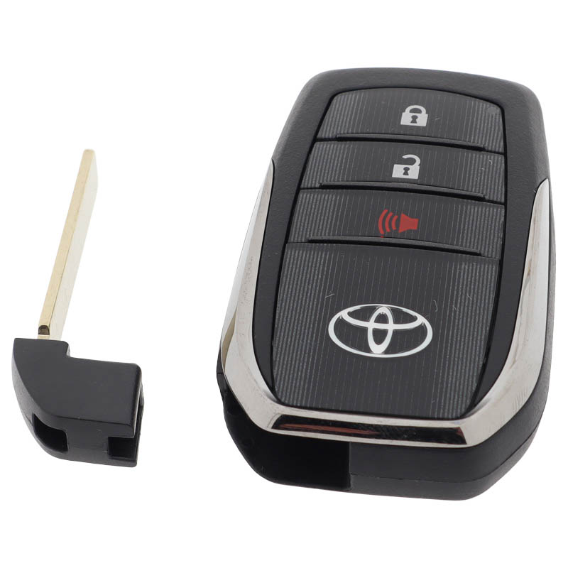 Toyota 2-knapps Smart Key med panik med elektronik - 8A transponder  Image