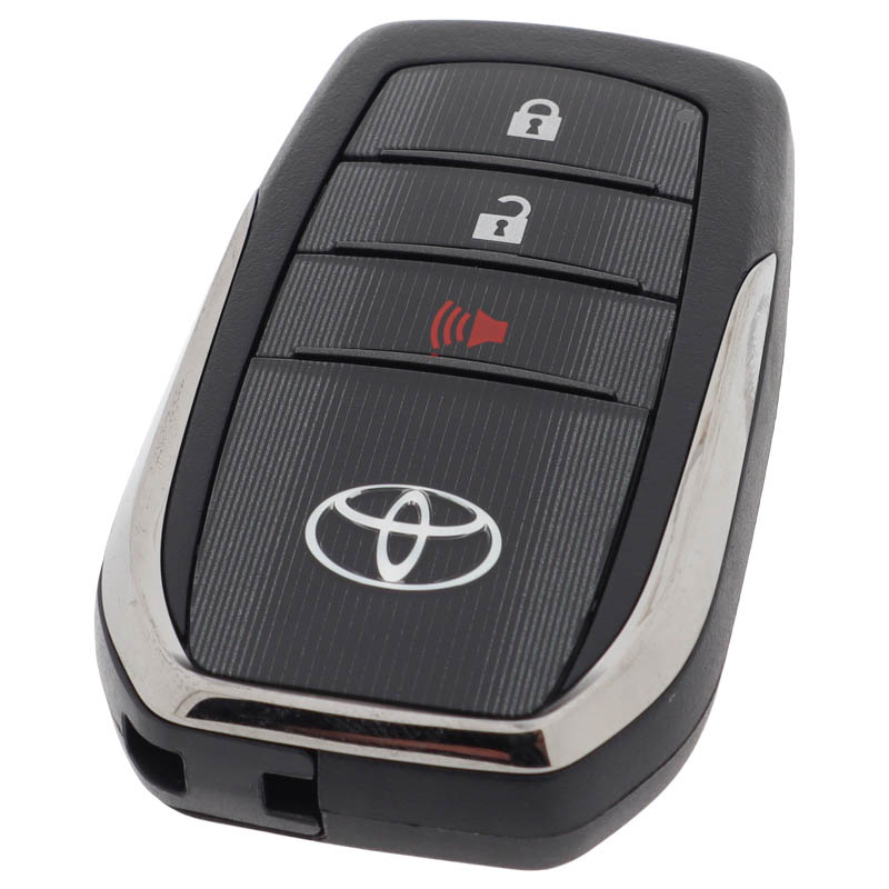 Toyota 2-knapps Smart Key med panik med elektronik - 8A transponder  Image