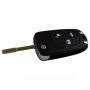 Ford 3-knops sleutelbehuizing - sleutelbaard rond (ombouwset)