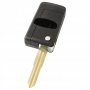 Mitsubishi 2-knops klapsleutel - sleutelbaard punt inkeping rechts (ombouwset)