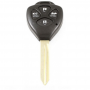 Toyota 4-knops sleutelbehuizing - sleutelbaard punt (+/- 46mm)