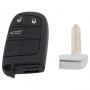 Chrysler 3-knapps smart nyckel (modell 2)