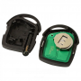 Ford 3-knops sleutelbehuizing - sleutelbaard rond met elektronica 433MHZ - 4D60 transponder