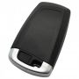 BMW 4-knops Smart Key Behuizing (rode striping) - voor o.a. 5-serie en 7-serie