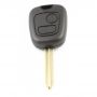 Citroën 2-knops sleutelbehuizing - sleutelbaard kruisvormig met elektronica 433MHZ - PCF7961 - ID46 transponder - Citroën Berlingo - keyless entry
