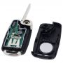 Volkswagen 3-knapps vikbar nyckel med elektronik - ID48 - HU66- 5K0837202BH - 5K0837202DH