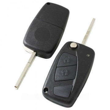 Peugeot vikbar nyckel med 2 knappar - nyckelblad rakt (modell 2) Image