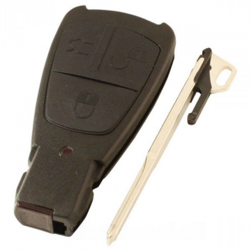 Mercedes Smart Key 3-knapps nyckelhus (modell 2) Image