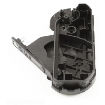 Fiat 3-knapps vikbar nyckel blå - nyckelblad rak Image