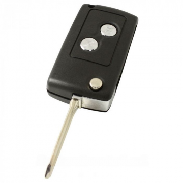 Citroën 2-knapps viknyckel - nyckelblad kors med spets (ombyggnadssats) Image