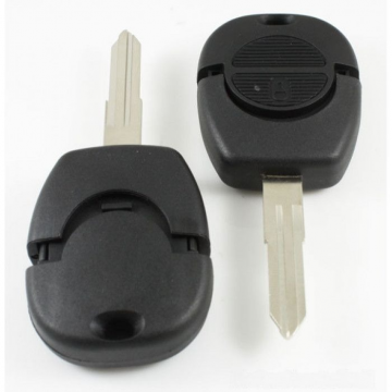Nissan 2-knapps nyckelhus - nyckelbladets spets (med breddning) Image