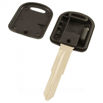 Suzuki tändningsnyckel med transponder 4D65 - nyckelbladspunkt med skåra höger Image