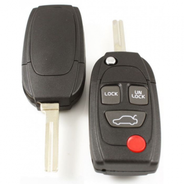 Volvo 3-knapps fjärrkontroll med panikknapp (konverteringssats) Image