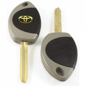Toyota 3-knapps nyckelhus - nyckelbladets spets Image
