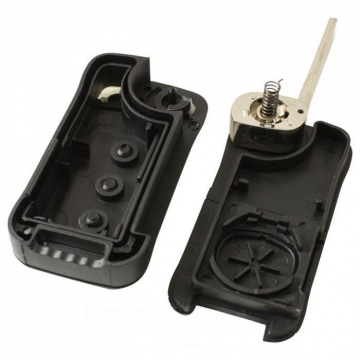 Porsche 3-knapps vikbar nyckel - nyckelblad rakt (modell 1) Image
