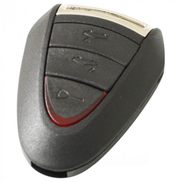 Porsche 3-knapps nyckelhus - nyckelblad rakt (modell 1) Image