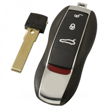 Porsche 4-knapps smart nyckel med panikknapp Image
