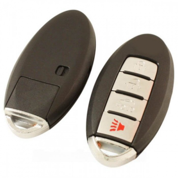 Nissan Smart Key med 4 knappar och panikknapp Image