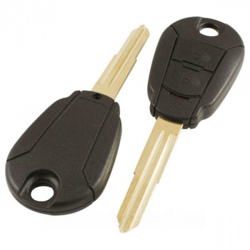 Hyundai 2-knapps nyckelhus - nyckelbladets spets Image