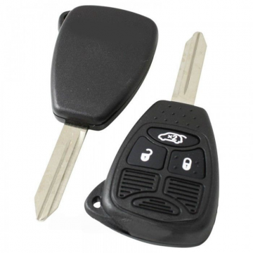 Chrysler 3-knapps nyckelhus - nyckelbladets spets (modell 3) Image