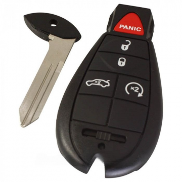 Chrysler 4-knapps smart nyckelhus med panikknapp Image