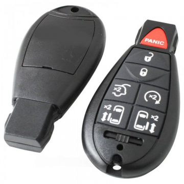 Chrysler 6-knapps smart nyckelhus med panikknapp Image