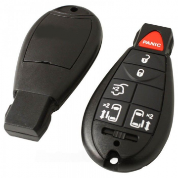 Chrysler 5-knapps smart nyckelhus med panikknapp Image