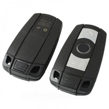 BMW 3-knapps smart nyckelhus med elektronik 433MHZ - 7942 transponder Image