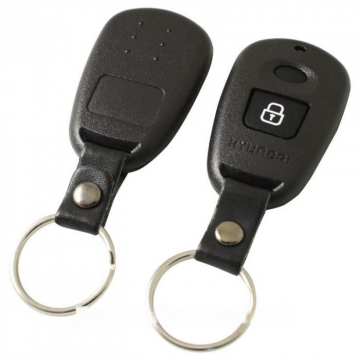 Hyundai fjärrkontroll med 2 knappar och elektronik 433MHZ Image