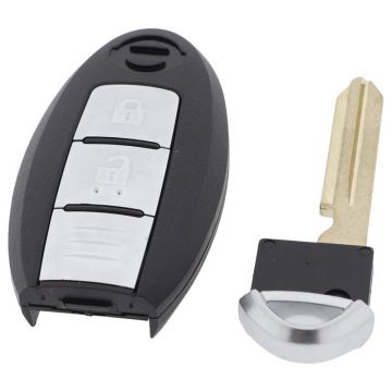 Nissan Smart Key med 2 knappar och elektronik 434MHZ - 7945 transponder Image