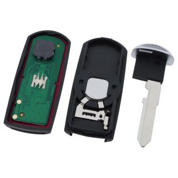 Mazda 3-knapps Smart Key med elektronik - ID49 - SKE13E-01 Image