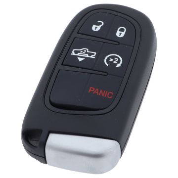Fiat 4-knapps Smart Key med panikknapp med elektronik - PCF7945M - GQ4 54T