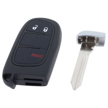 Dodge Smart Key med 2 knappar och panikknapp med elektronik - PCF7945M - Hitag AES - GQ4 54T Image