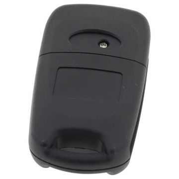Hyundai 3-knapps vikbar nyckel - nyckelblad rak med elektronik 433MHZ - ASK (modell 3) Image