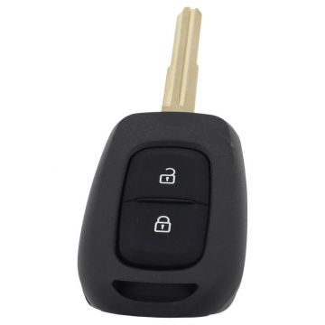 Renault nyckelhus med 2 knappar och elektronik - PCF7961M - K11 Image