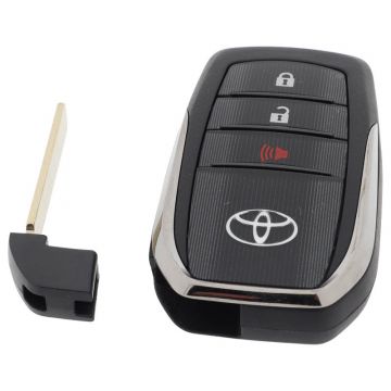 Toyota 2-knapps Smart Key med panik med elektronik - 8A transponder  Image